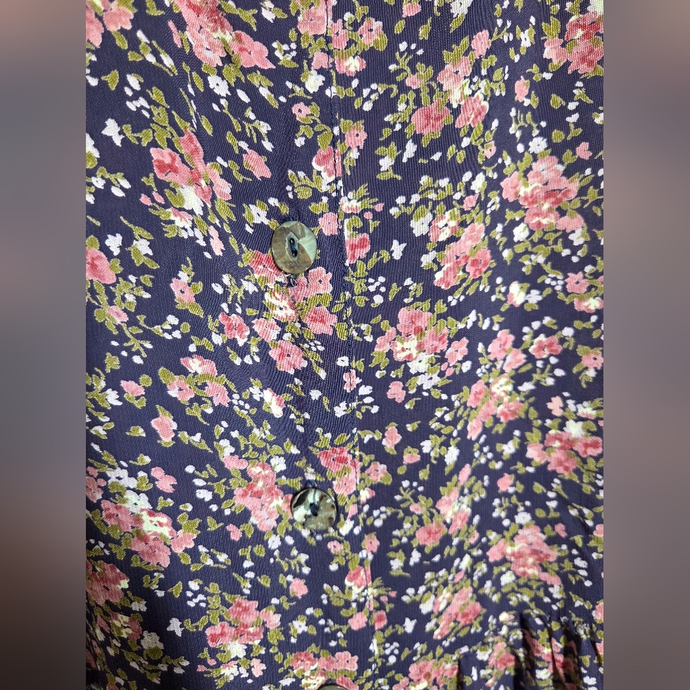 Floral Print Women's Dress - Picture 6 of 6